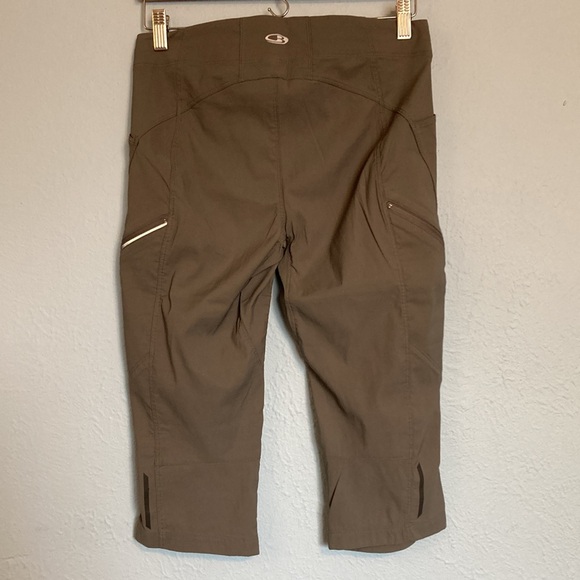 Icebreaker Merino Womens Size 27 (4) Connection Commuter Wool 3/4 Capris Grey - Picture 7 of 16